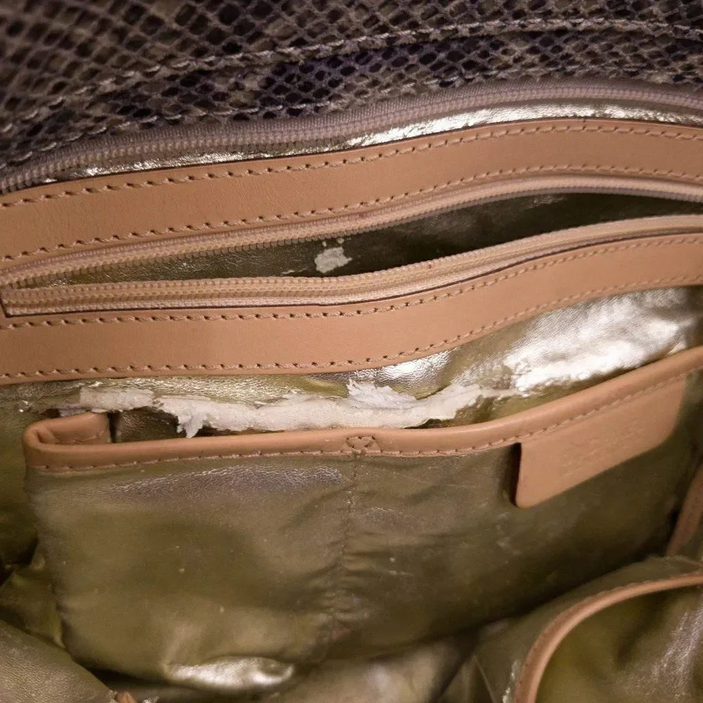 Michael Kors Jet Set Tote Python Print - Picture 6 of 6